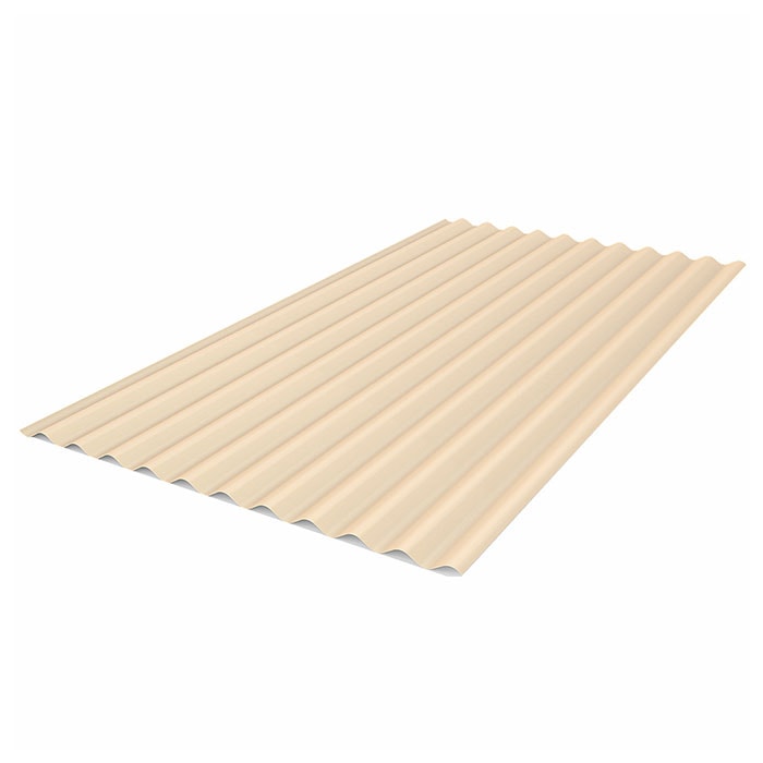 beige corrugated roof sheet