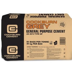 block of 20kg packaged cement